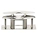 Amarine Made Boat Marine Stainless Steel 316 Pull up Cleat Flush Mount Cleat Lift - 6 Inch