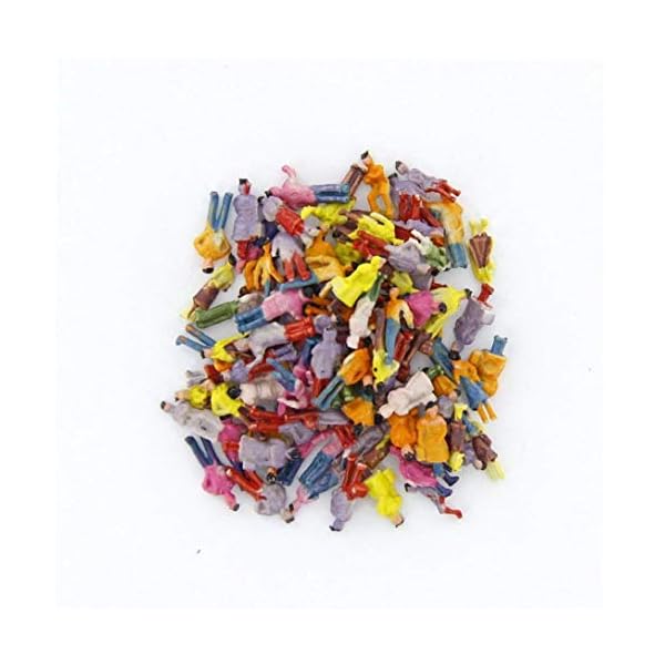 asdfwe New 100pcs Gemalte Modellbahn Menschen Figuren Spur N (1 Bis 150) – Bild 4
