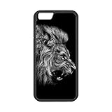 iPhone 6 Case, [animal-Lion] iPhone 6 (4.7) Case Custom Durable Case Cover for iPhone6 TPU case(Laser Technology)