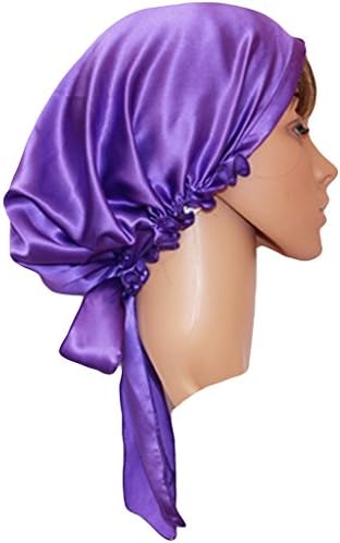 Ayiyoy 100% Mulberry Silk Soft Bonnet Sleep Cap