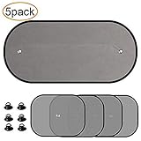 YHMALL Car Window Shade-(5Pack)- Cling Sunshade for Car Windows