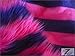 FAUX FAKE FUR 2 TONE STRIPED LONG PILE FABRIC - Purple/Pink - 60