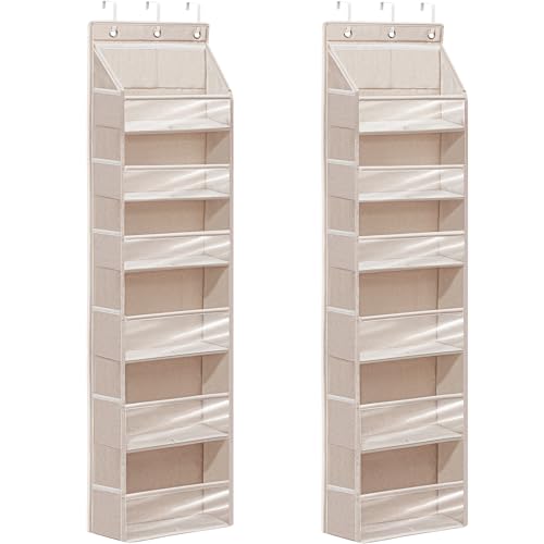 STORAGEIDEAS Over Door Organizer with 6 Extra Large Pockets and 12 Side Pockets…