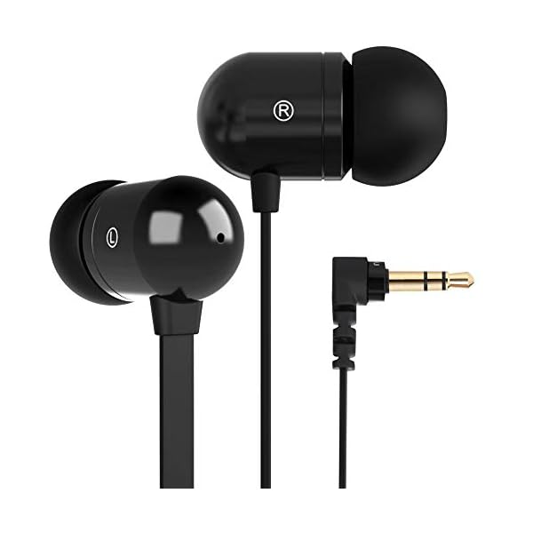 Betron-B750s-Wired-In-Ear-Headphones-Earphones-Noise-Isolating-Tangle-Free-Cable-Enhanced-Bass-Lightweight-Black Betron B750 in Ear Headphones Earphones Wired with Noise Isolating Earbuds Tangle Free Flat Cable HD Bass Lightweight…