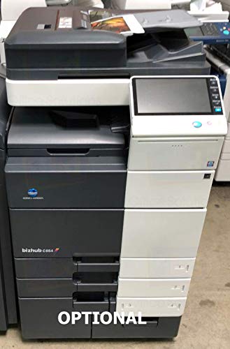 Konica Minolta BizHub C654 Tabloid-size Color Laser Multifunction Copier - 65ppm, Copy, Print, Scan, Fax, FS-534 Stapling Finisher (Certified Refurbished)