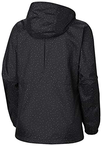 Columbia Women's Flash Forward Printed Windbreaker, Black Dots, X-Small