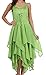 Sakkas Lady Mary Jacquard Corset Style Bodice Lightweight Handkerchief Hem Dress