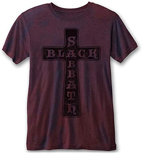 Black Sabbath Vintage Cross (Burn out) Camiseta para Hombre