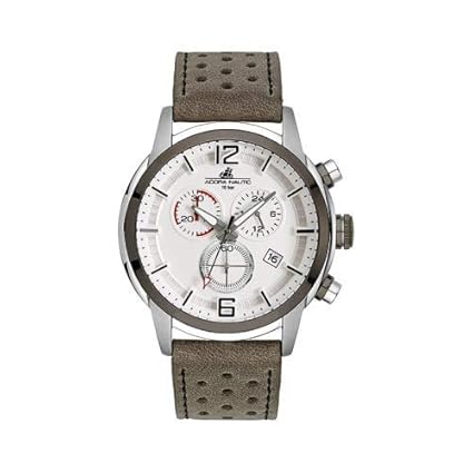 Adora Herren Chronograph Quarz Uhr mit Leder Armband AN2135