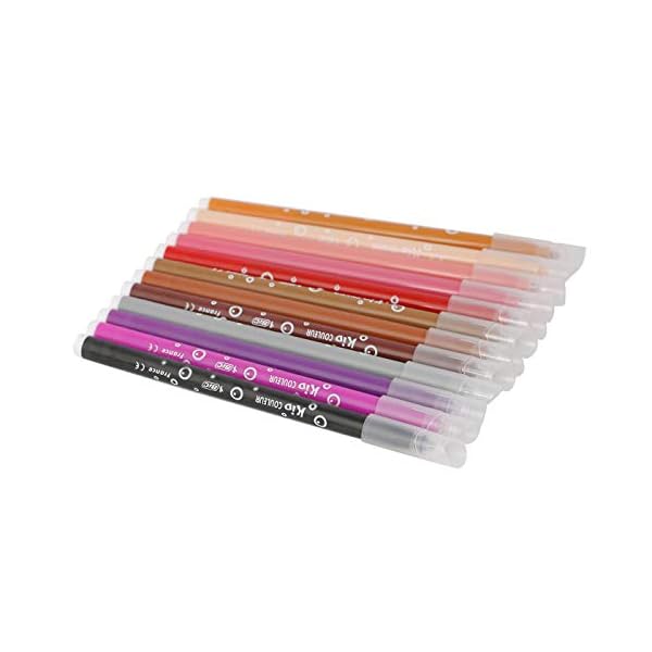 BIC-Kids-Kid-Couleur-Felt-Tip-Colouring-Pens-Ultra-Washable-Assorted-Colours-Cardboard-Wallet-of-24-Pack-of-24 BIC Kids Kid Couleur, Washable Felt Tip Pens, Ideal for School, Assorted Colouring Pens, 24 Count (Pack of 1)