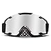 4-FQ PU Resin Windproof Dustproof Motocross GoggLes CRG Sport Scratch Resistant Dirt Bike Goggles Adult Motorcycle ATV Riding Glasses Wrap Ski Goggles Protective Safety Glasses