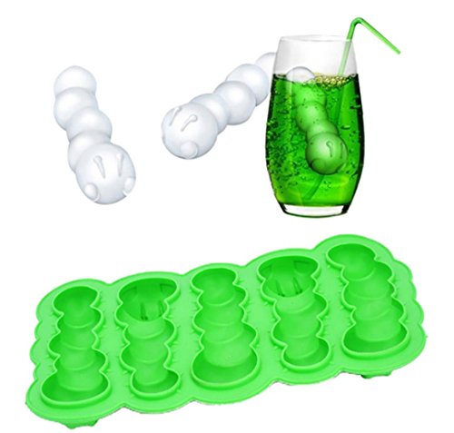 Raupe Eiswürfelschale DIY Eis am Stiel Eis Schimmel Hirolan Eiswürfel Eiswürfel-bereiter Eiswürfel-behälter Silikonform…