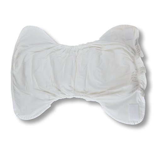 InControl Nighttime Fitted Cloth Diaper White (Large/XLarge