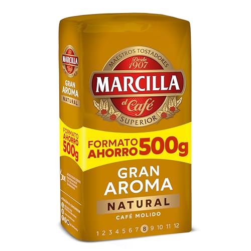 Café Molido Natural | 500 g | Intensidad 8 | Para Cafetera Italiana, de Filtro o Pistón