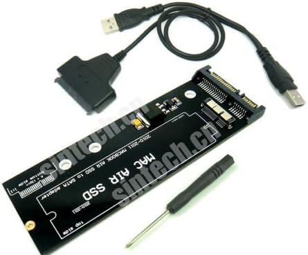 Sintech 18pin To Sata Adapter With Usb Sata Cable For Ssd From 10 11 Macbook Air A1369 A1370 A1377 Not Fit Any Ssd From Macbook Air 12 17 Year Amazon Sg