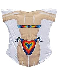 LA Imprints Miss América cuerpo de bikini encubrimiento playera # 6