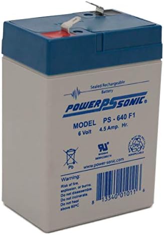 LFI Lights - UL Certified - Emergency Light Battery 6V 4.5Ah SLA - Sealed Lead Acid - B6V4A