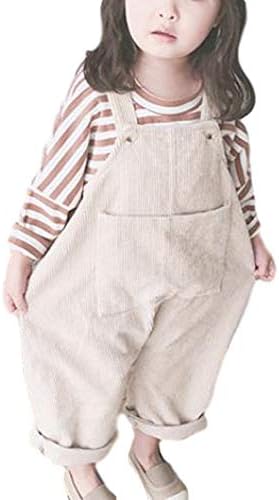 ディフディフ 女の子 向け コーデュロイ サロペット ご注文で当日配送 こども 服 可愛い お洒落 コールテン オーバーオール キッズ ベージュ