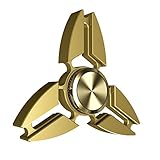 Wakeach Fidget Spinner Toy, EDC ADHD Focus Tri Hand Spinner Toys with Pure Copper Silent High Speed Ultra Durable Non-3D Printed, Made for Stress Reduce
