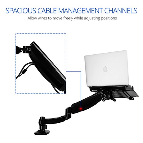Fleximounts 2 in 1 Desk Laptop Monitor Mounts for 1027 inches LCD