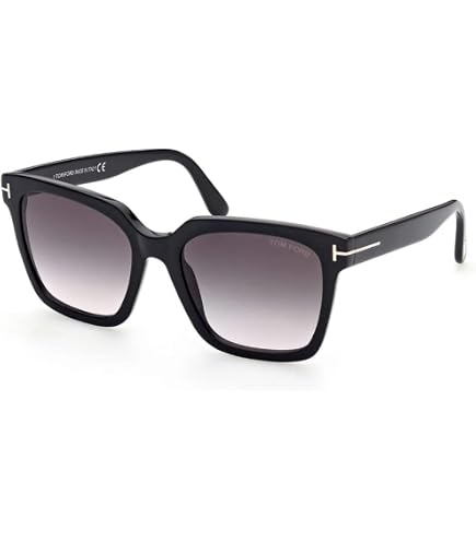 Amazon.com: Tom Ford WINONA FT 1030 Shiny Black/Light Violet