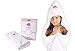 Crazy Joe Hooded Baby Towel 100% Premium Bamboo XL (39 in X 39 in 600 GSM) Pink