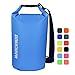 MARCHWAY Floating Waterproof Dry Bag 5L/10L/20L/30L, Roll Top Sack Keeps Gear Dry for Kayaking, Rafting, Boating, Swimming, Camping, Hiking, Beach, Fishing, Sport (Light Blue, 20L)
