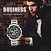 Business Mens Analog Digital Watch, Quartz Dual Time Zone Electronic Watches Waterproof Heavy Wristwatch with Alarm Stopwatch