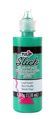 Tulip 41407 Dimensional Fabric Paint 4oz Slick Leaf Green