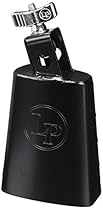 Latin Percussion LP204A Handheld Cowbell with Mount, Black
