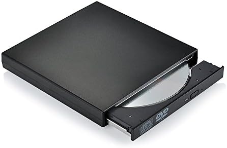 Cisasily>External Optical Drive USB 2.0 DVD/CD Player Slim Protable External CD-RW Drive DVD-RW Burner Writer Player ，Support Windows 2000/XP/Vista/Win 7/Win 8/Win 10（Black）