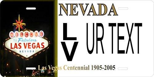 Nevada Las Vegas Personalized Custom Tag Vehicle Car Moped Bike Bicycle Motorcycle Auto License Plate