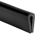 Protecteur De Bord En U, PVC Et Métal - Pour Arrondir Et Protéger Les Angles Tranchants - Couleur Noir - Neuf