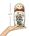 Russian Nesting Doll -Village Scenes - Hand Painted in Russia - 5 color/size variations - Traditional Matryoshka Babushka (6.75``(5 dolls in 1), Scene E)