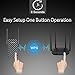 WiFi Range Extender - 300Mbps WiFi Repeater Wireless Signal Booster, N300 WiFi Booster, Simple Operation Network Extender