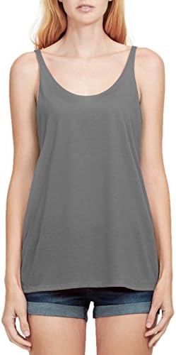 3LC PREMIUM Womens Solid Loose Fit Sleeveless Tank Top
