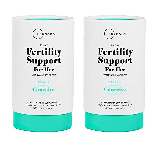 Premama Fertility Supplement for Women - Myo Inositol Powder and D Chiro Inositol, Folate (28 Packets) Prenatal Vitamins with B12 to aid Fertility, Conception & Pregnancy Health