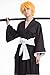SSJ Kimono Robe Shinigami Bleach Cosplay Japanese Anime (US-L) Black