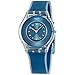 Swatch Women's SFS103 Skin Analog Display Swiss Quartz Blue Watch