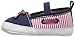 Luvable Friends Unisex Baby Crib Shoes, Navy Flats, 6-12 Months