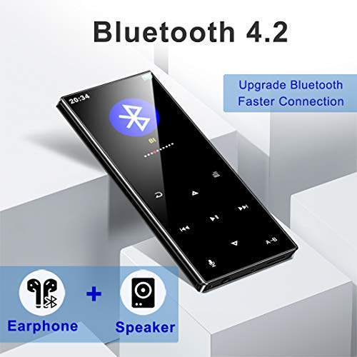 2 MP3+Player+Bluetooth+Expandable+H29+Black