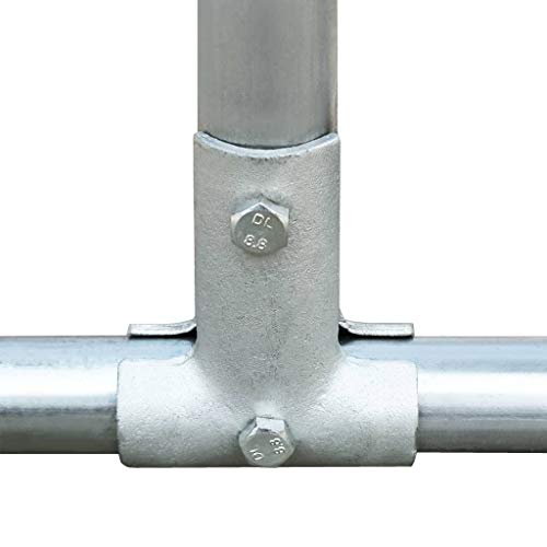 vidaXL Hühnerstall Kleintierstall Gehege Freilauf Vogelkäfig Hühnerkäfig Hühnerhaus Freigehege Geflügelstall Voliere 6x2x2m Verzinkter Stahl – Bild 7