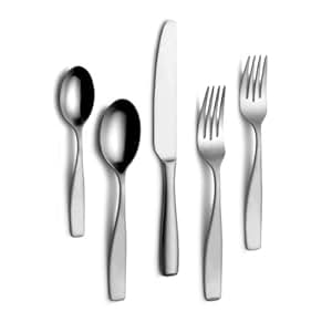 mikasa satin loft 20 piece stainless steel flatware set service for