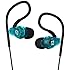 Langsdom Sweatproof Sport Headphones In Ear Exercise Earbuds Earphones with Remote and Mic for Running Gym Jogging for iPod iPhone Samsung (SP80A Blue)