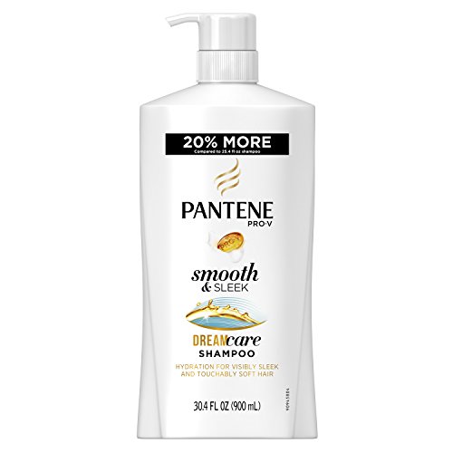 Pantene Pro-V Smooth & Sleek Shampoo, 30.4 FL OZ (Pack of 4)