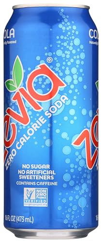 ZEVIA NATURAL COLA SODA, 16 FL OZ (PACK OF 12)