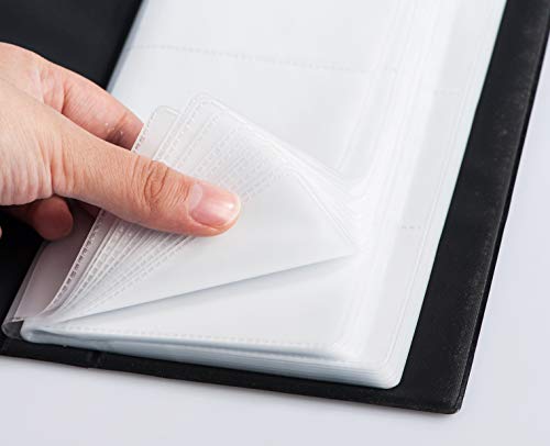 BNC Business Card Book Holder Black Color for 180 Cards - Thumbnail 6
