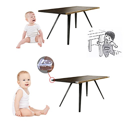 Baby Proofing Clear Corner Guards, 16 PCS Child Safety Table Corner Protectors Transparent, VIVIEU Anti-Collision Furniture Table Bumpers for Kids, Prevent from Head Injury and Bruises