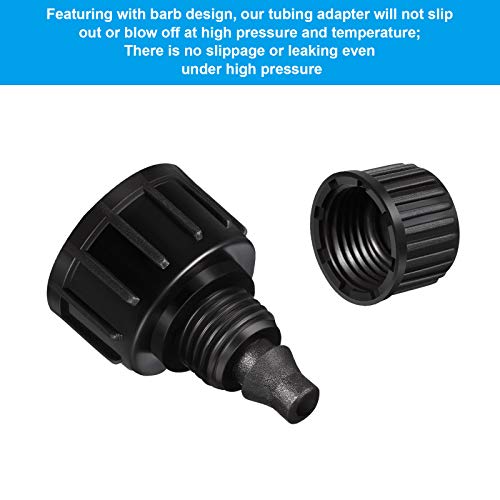 12 Pieces 1/2 Inch Drip Irrigation Tubing to Faucet Garden Hose Adapter Irrigation Faucet