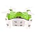 Dayan Anser Mini RC Rechargeable CX-STARS 4CH 6 Axis Gyro Quadcopter Drone with Micro Pocket UFO LED  (Green)